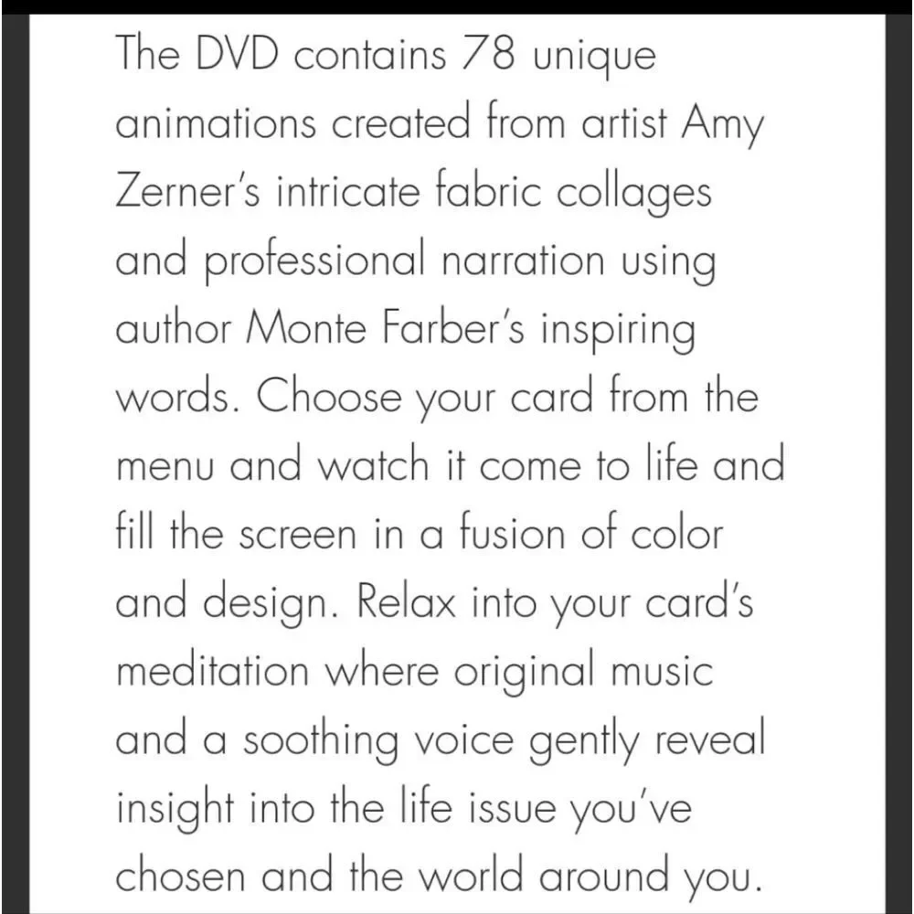 The Tarot Discovery Kit Cards w/Guidebook & DVD Amy Zerner Monte Farber‎
